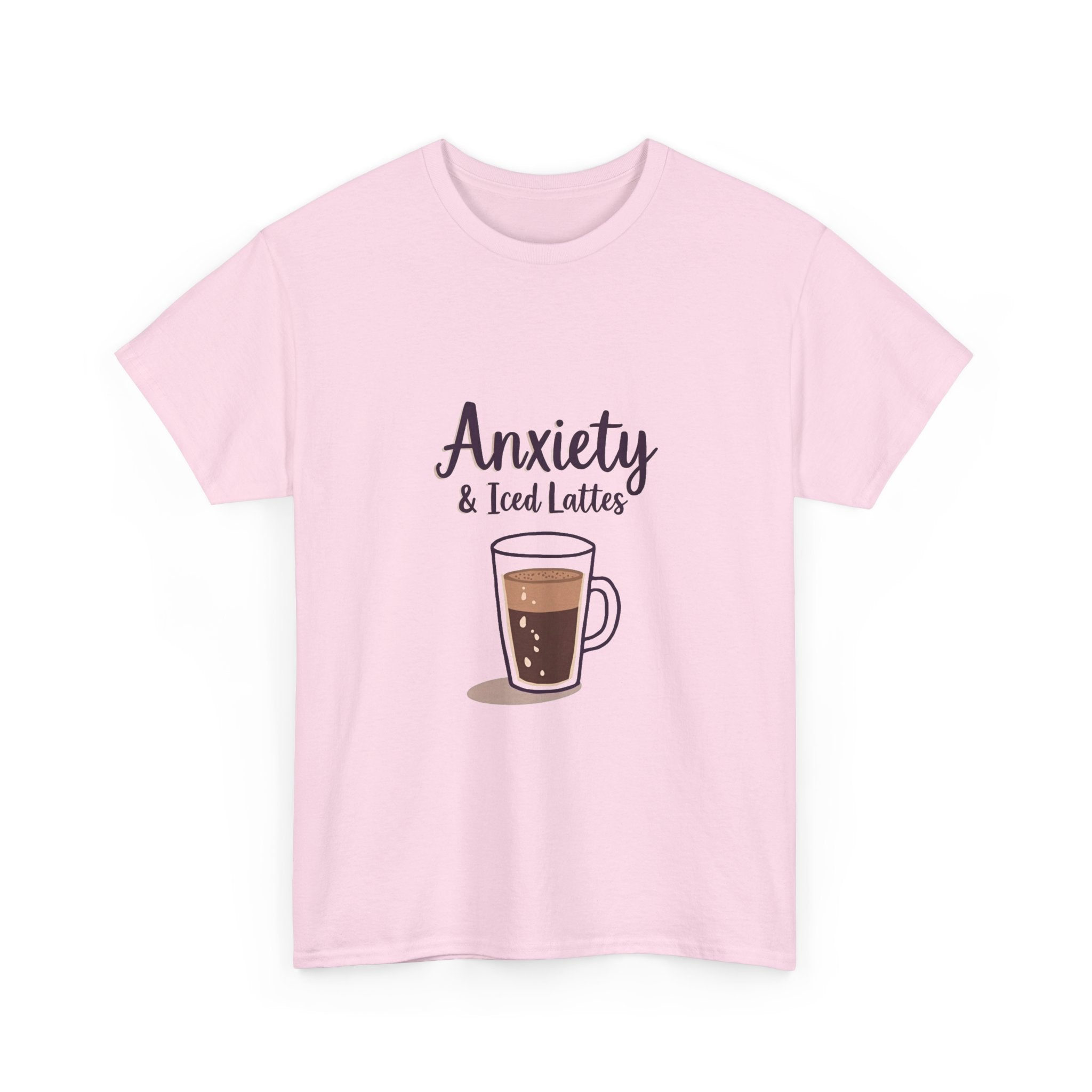 'Anxiety & Iced Lattes' T‑Shirt