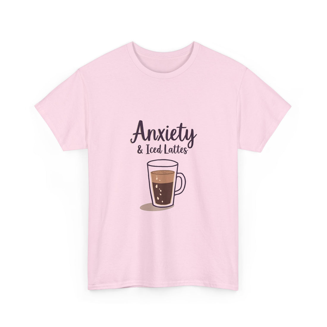'Anxiety & Iced Lattes' T‑Shirt