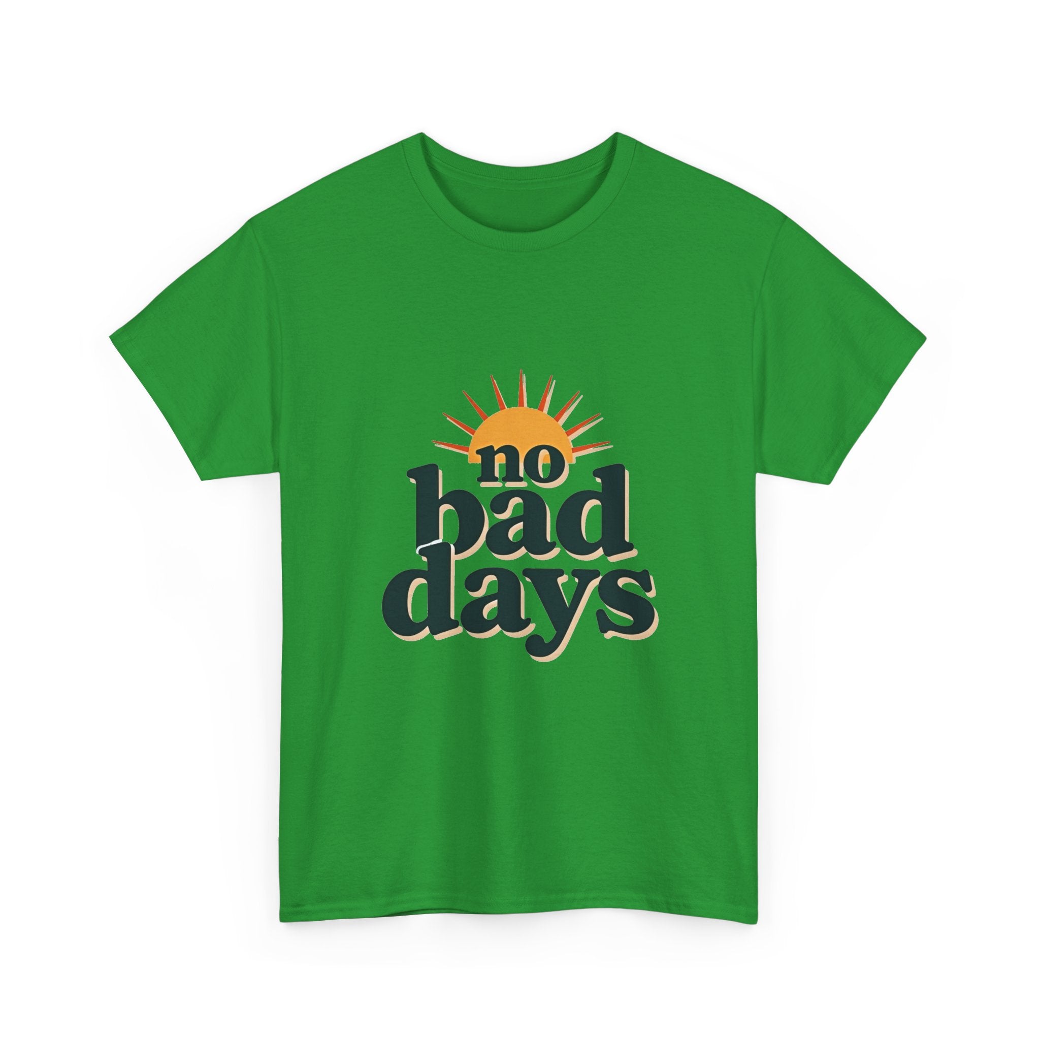 'no bad days'  Vintage Sunrise Positive Vibe T-Shirt