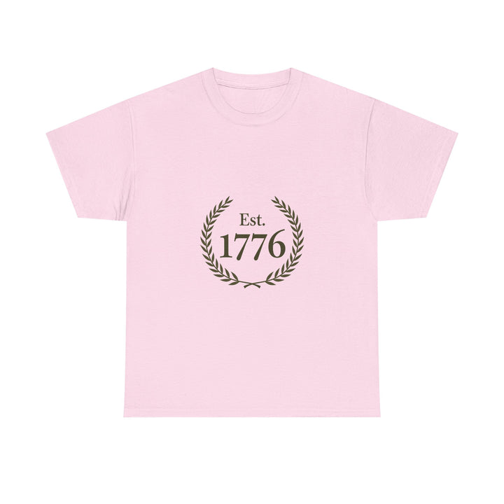 '1776 Est'. Patriotic American History T-Shirt