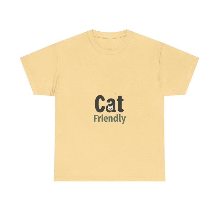 'Cat Friendly' Cute Cat Silhouette T-Shirt for Cat Lovers