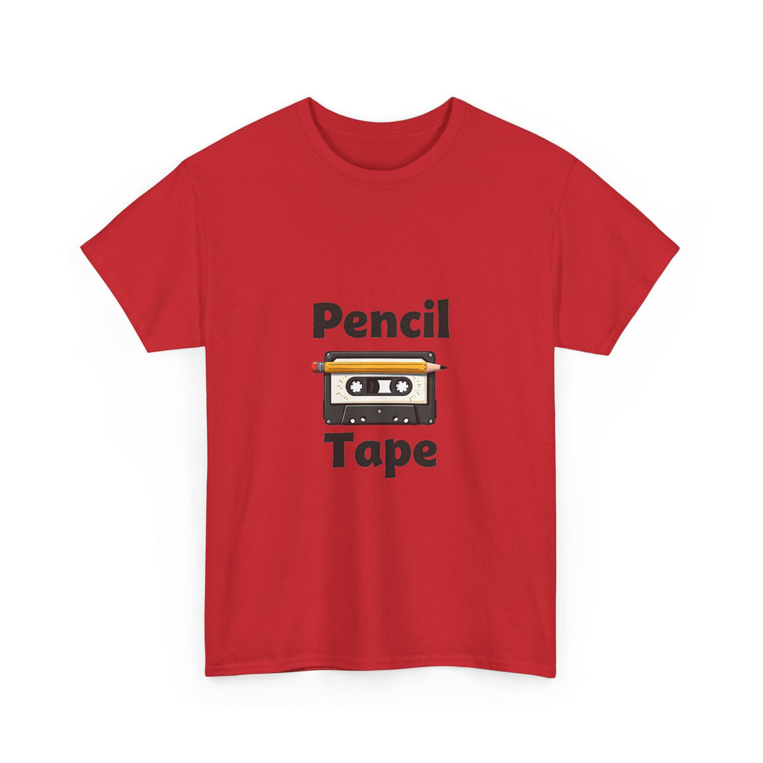 'Pencil Tape' Vintage Cassette Graphic T-Shirt