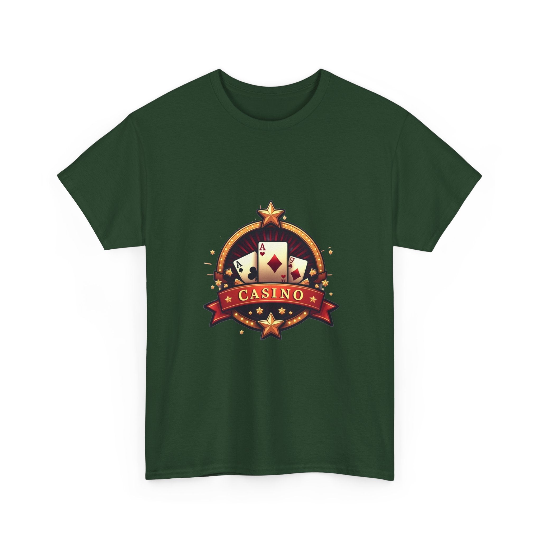 Casino Playing Cards T-Shirt — Vintage Poker Logo Tee