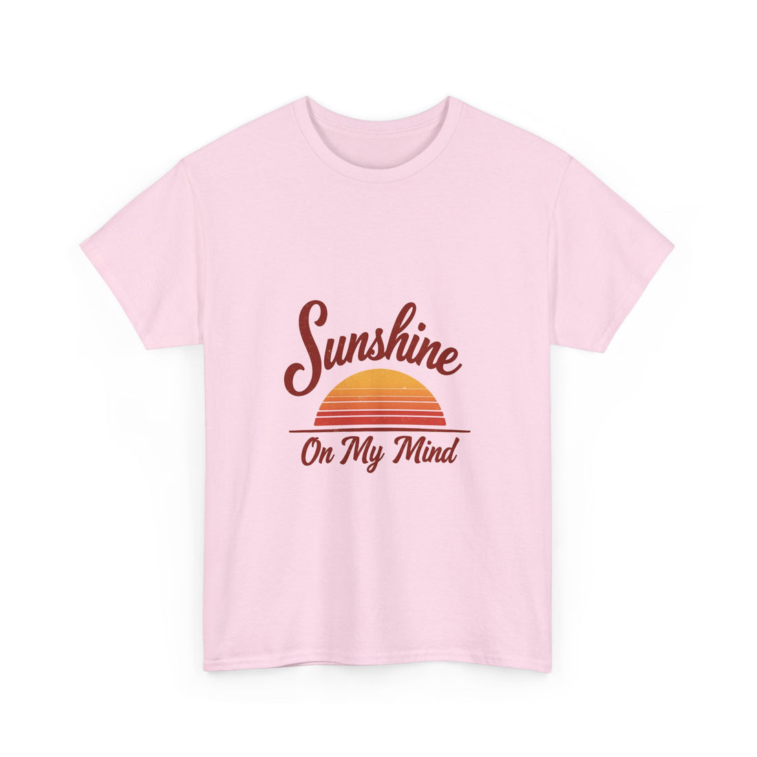 'Sunshine On My Mind' Retro Sunset Graphic T-Shirt