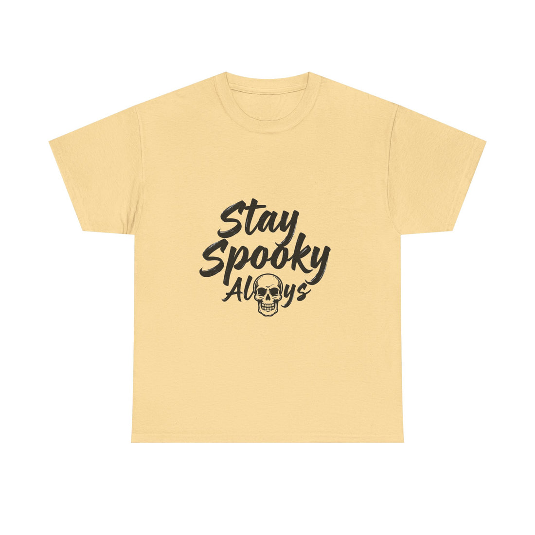 'Stay Spooky Always' Halloween Skull Graphic T-Shirt