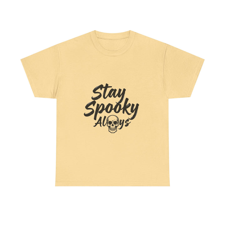 'Stay Spooky Always' Halloween Skull Graphic T-Shirt