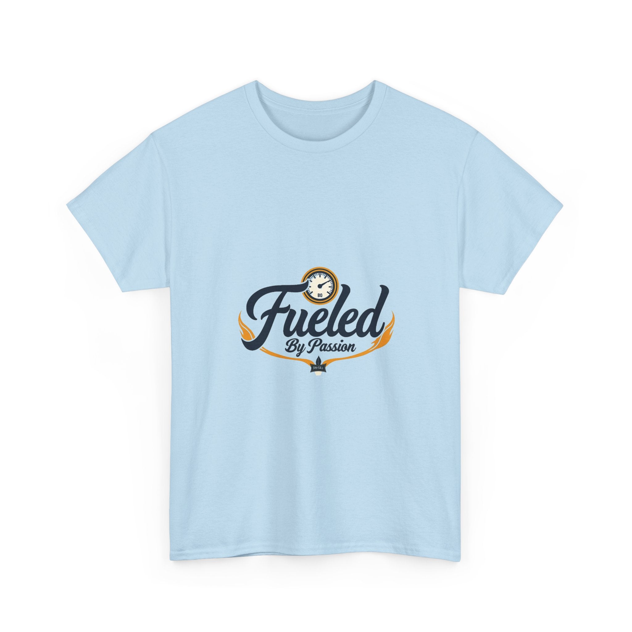'Fueled By Passion' Retro Fuel Gauge Graphic T-Shirt