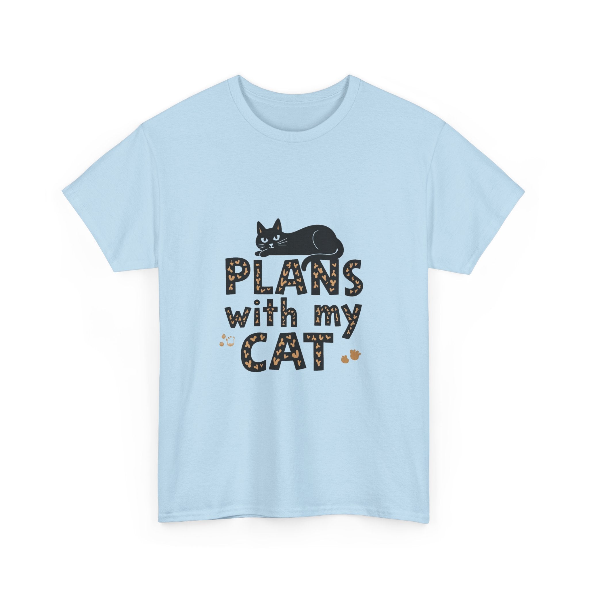 "Plans With My Cat" Graphic T-Shirt