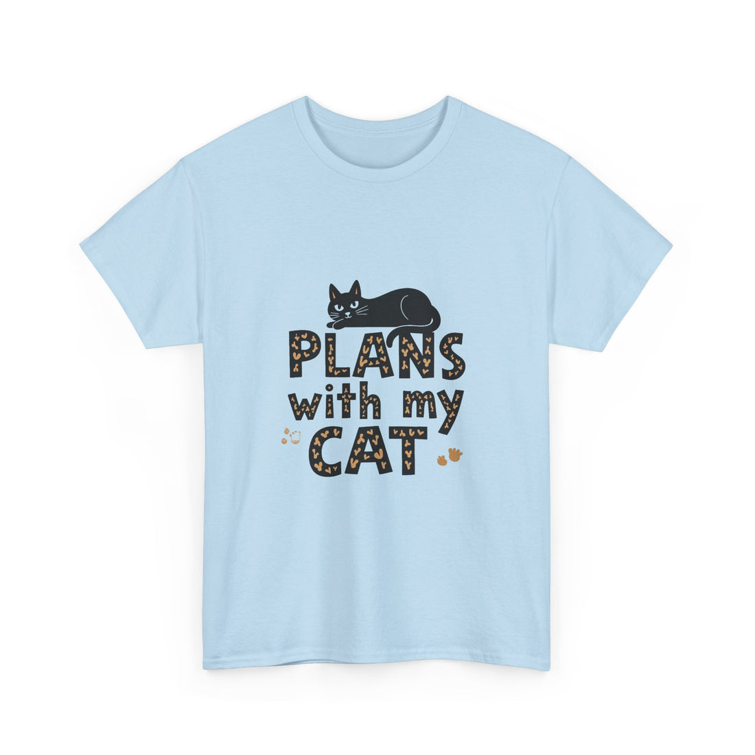 "Plans With My Cat" Graphic T-Shirt