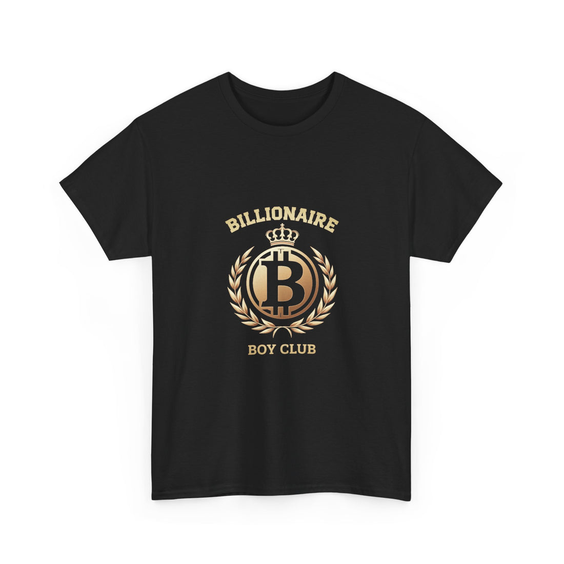 'Billionaire Boy Club' Gold Crest Logo Graphic T-Shirt