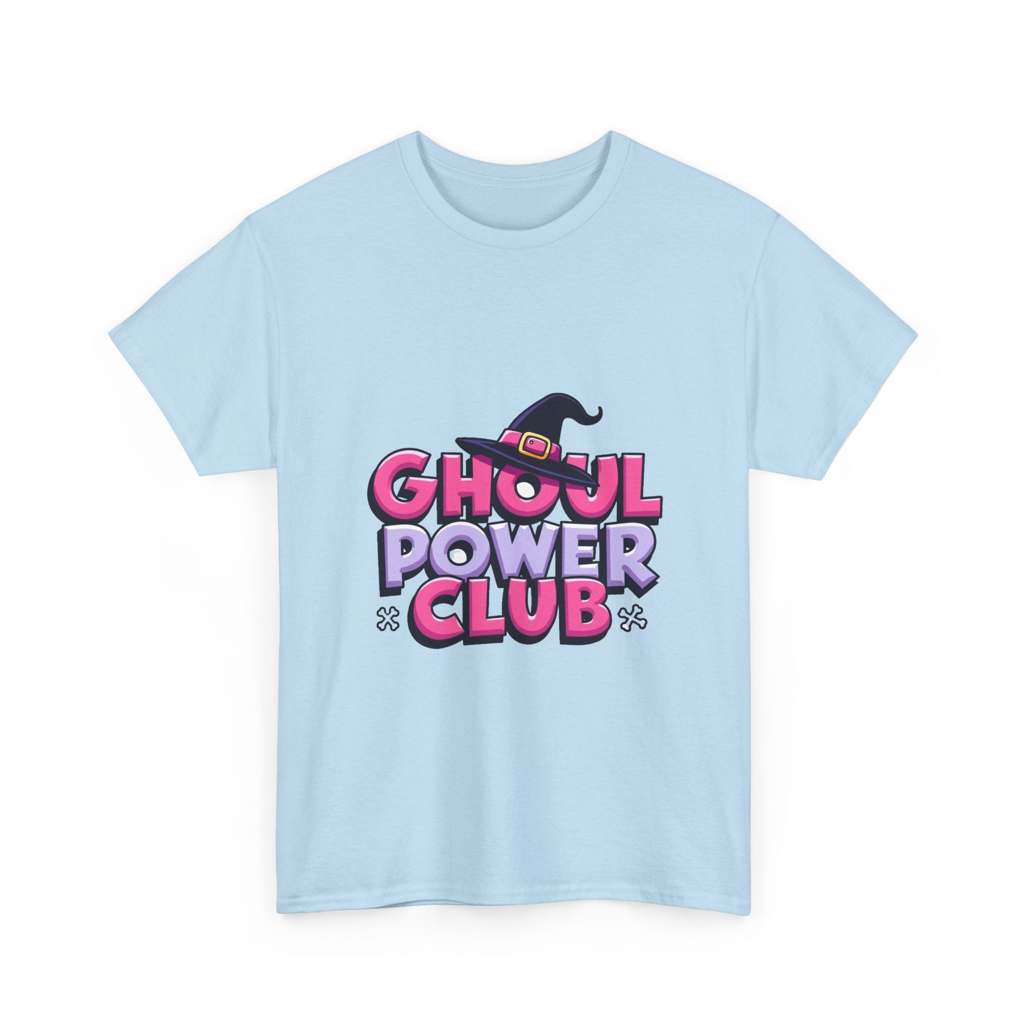 'Ghoul Power Club' Halloween Witch Hat Graphic T-Shirt