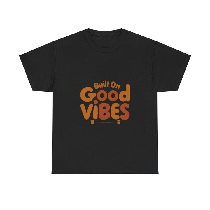 'Build On Good Vibes' Retro Graphic T-Shirt
