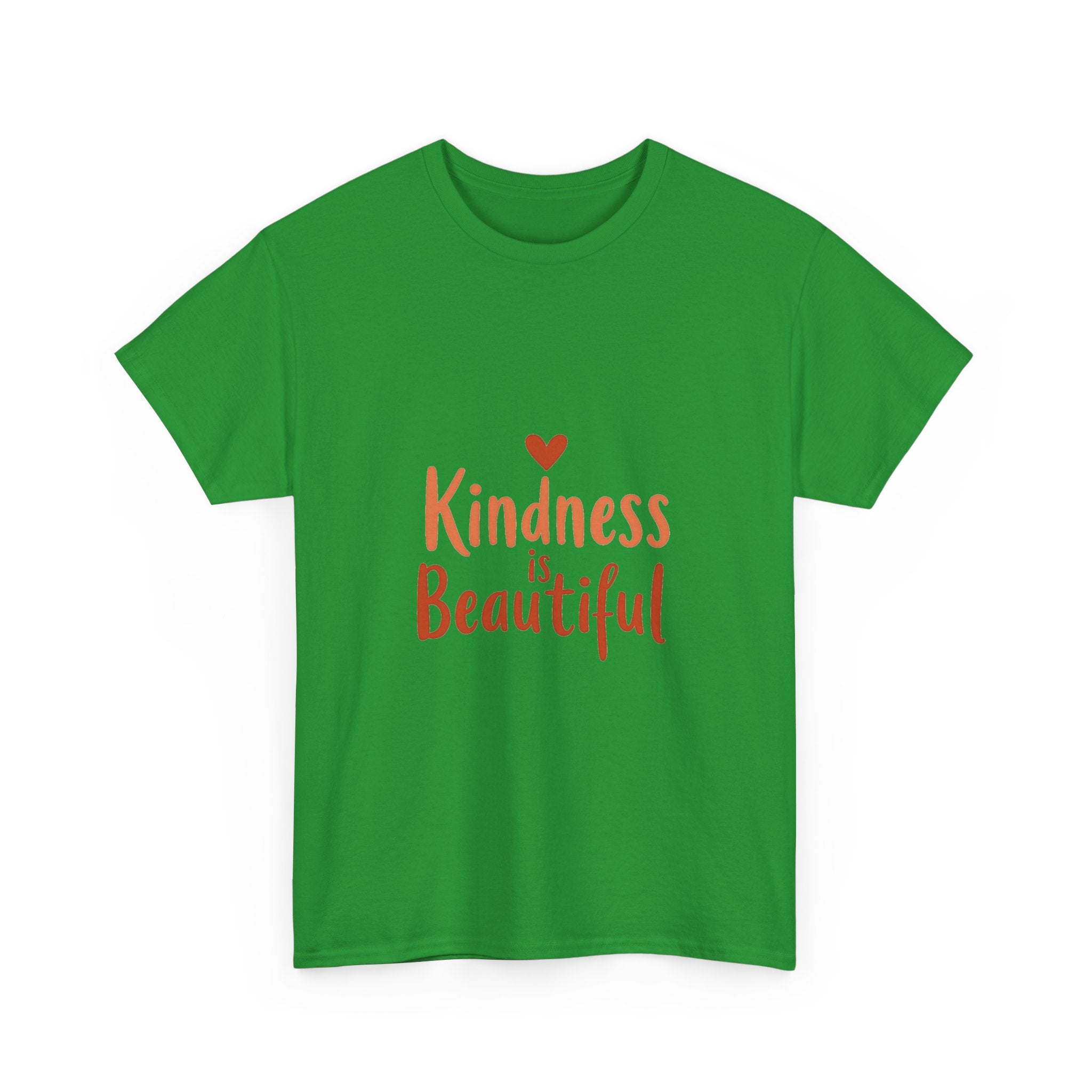 Kindness is Beautiful Inspirational Heart Graphic T‑Shirt