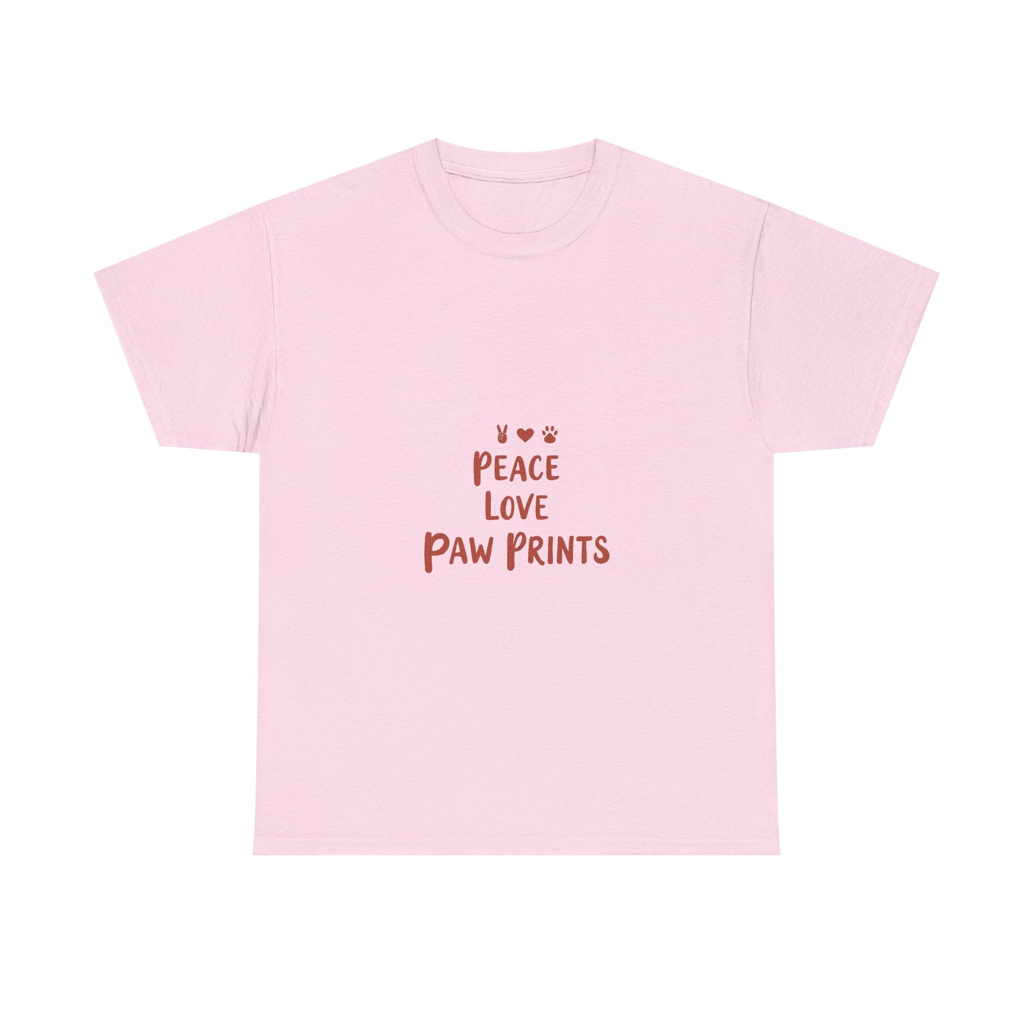 'Peace Love Paw Prints'  Cute Dog Lover T-Shirt