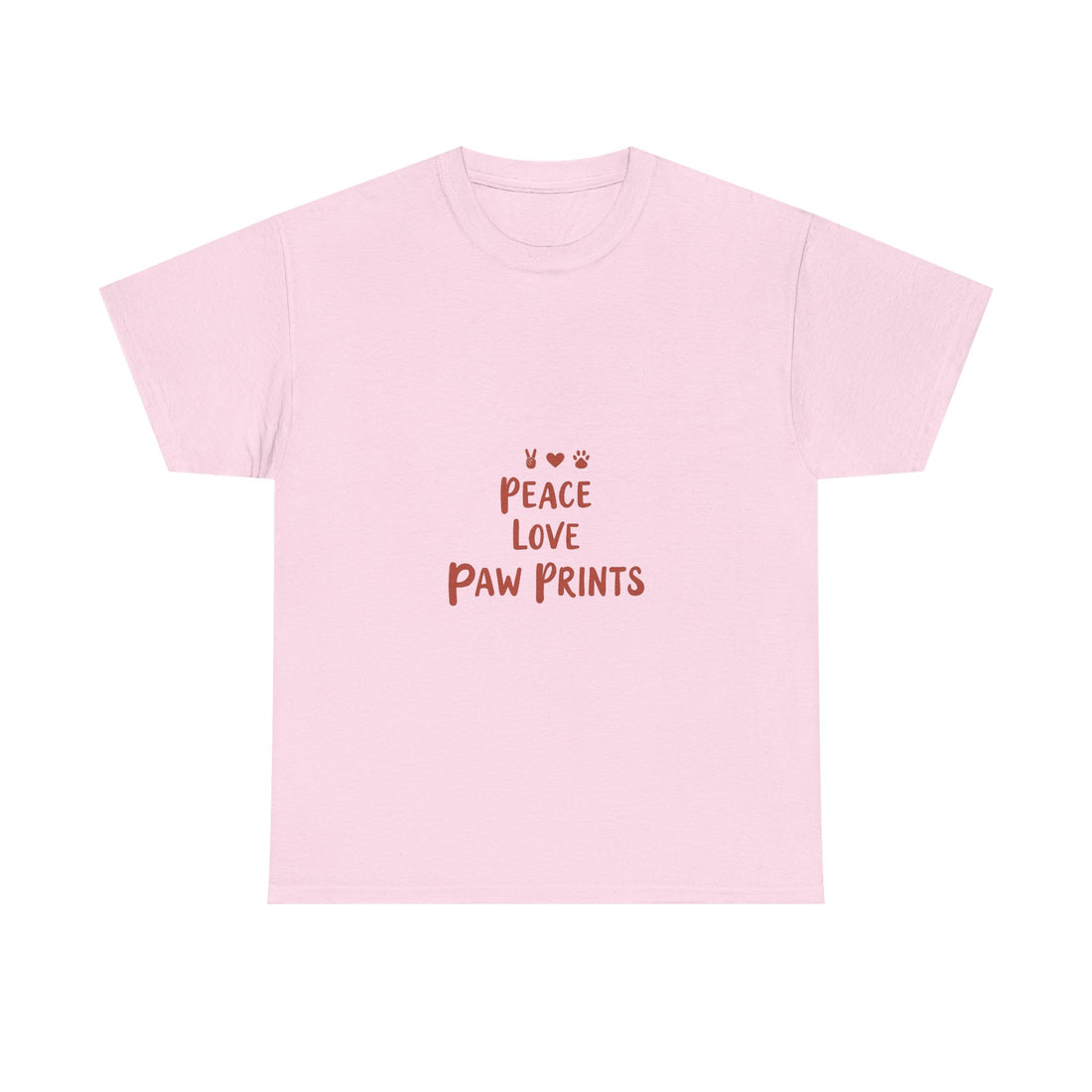 'Peace Love Paw Prints'  Cute Dog Lover T-Shirt