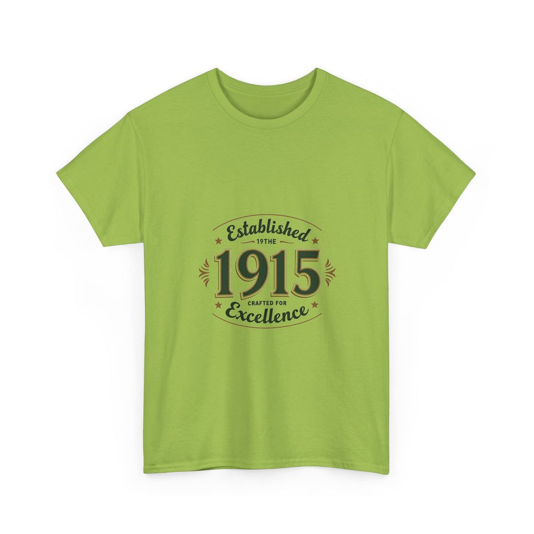 '1915 Established Excellence' Vintage Anniversary T-Shirt