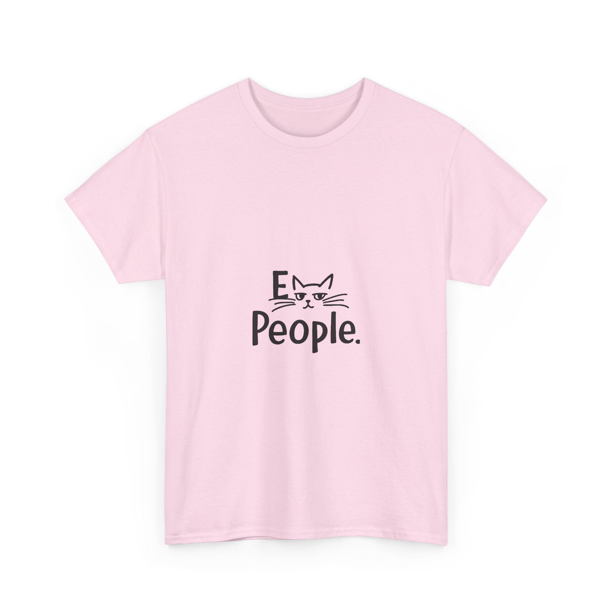 'E People.' Cat Graphic Funny Antisocial T-Shirt