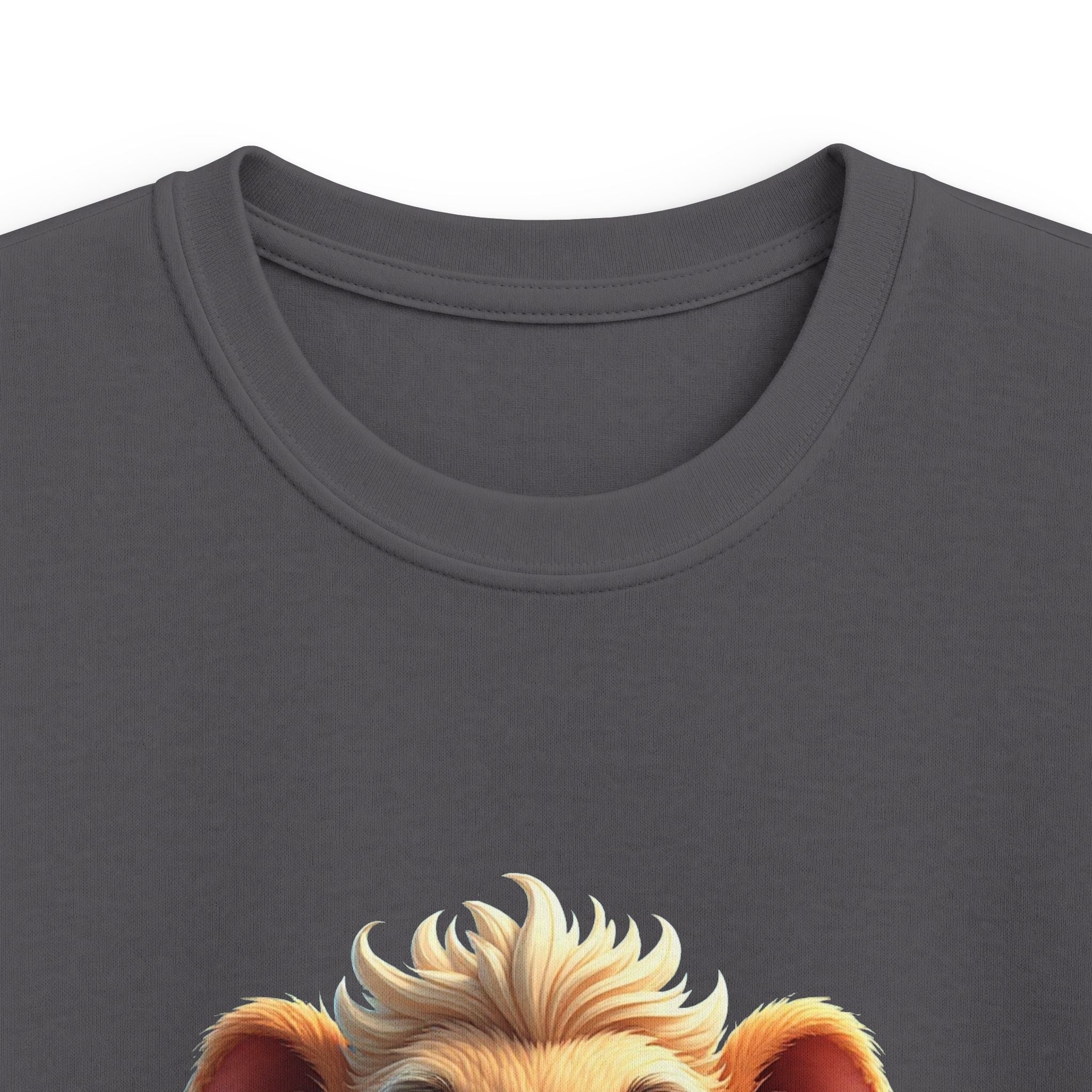 Adorable Smiling Baby Lion Cartoon Shirt