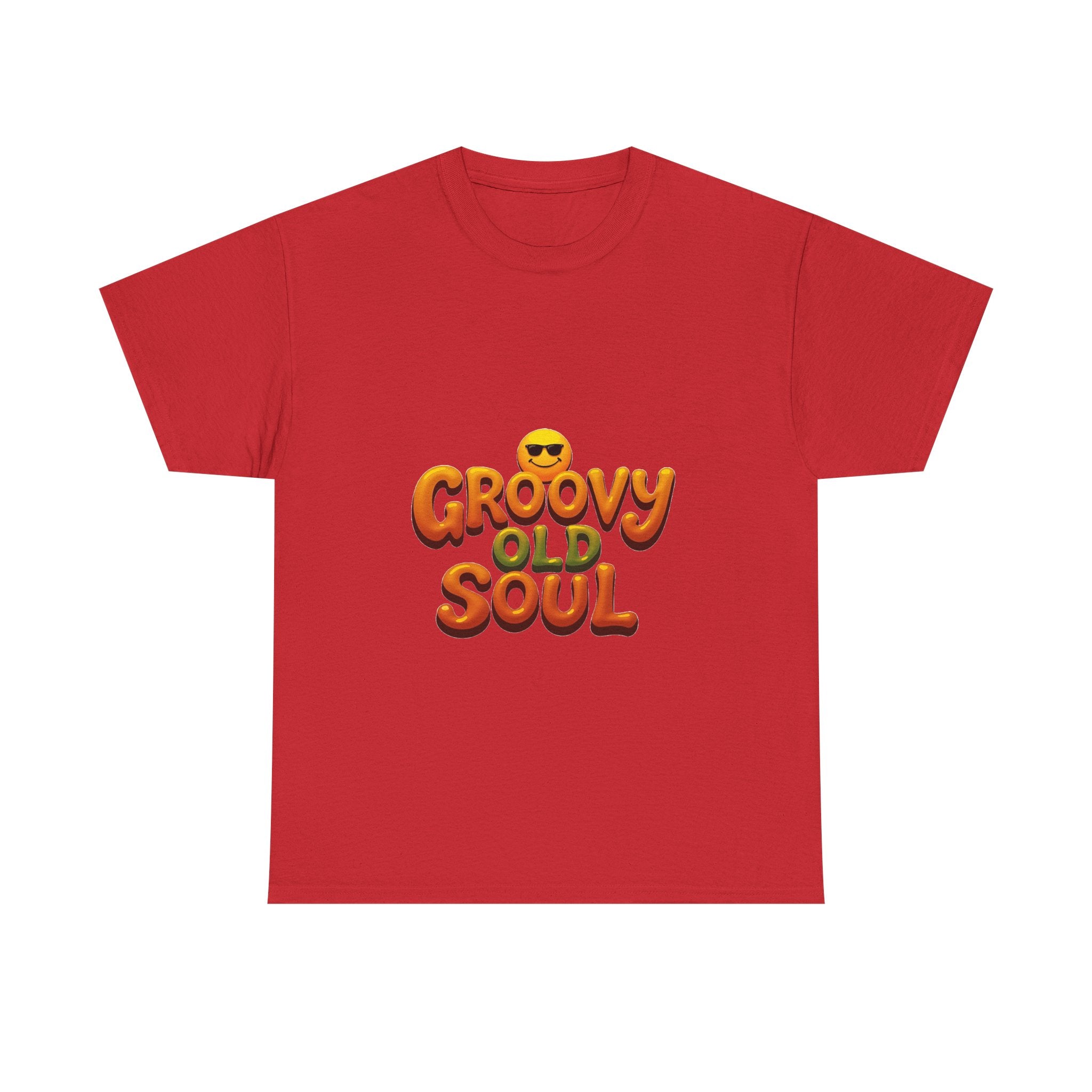 Groovy Old Soul Retro 70s Emoji Graphic T-Shirt
