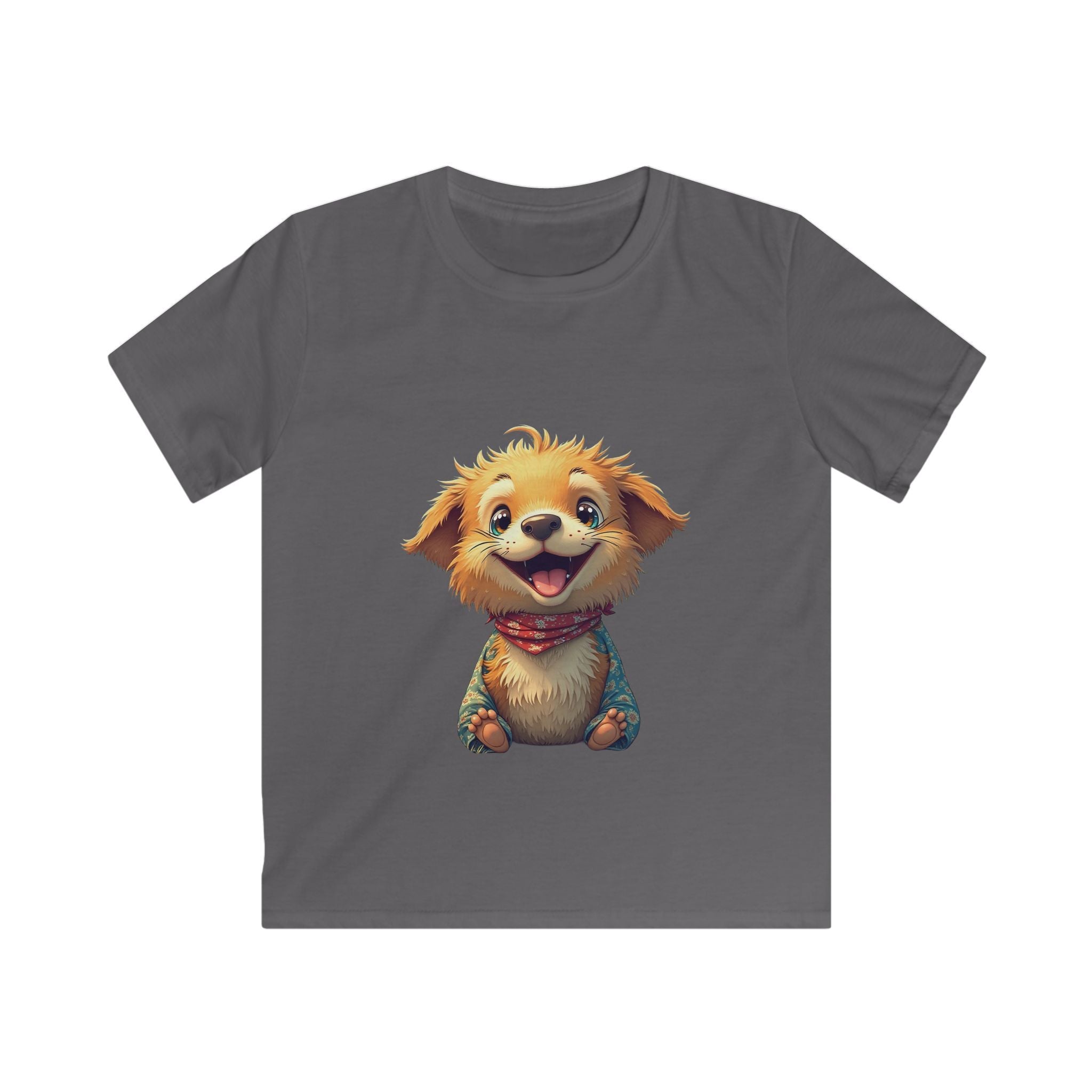 Cute Smiling Puppy Graphic Shirt for Children