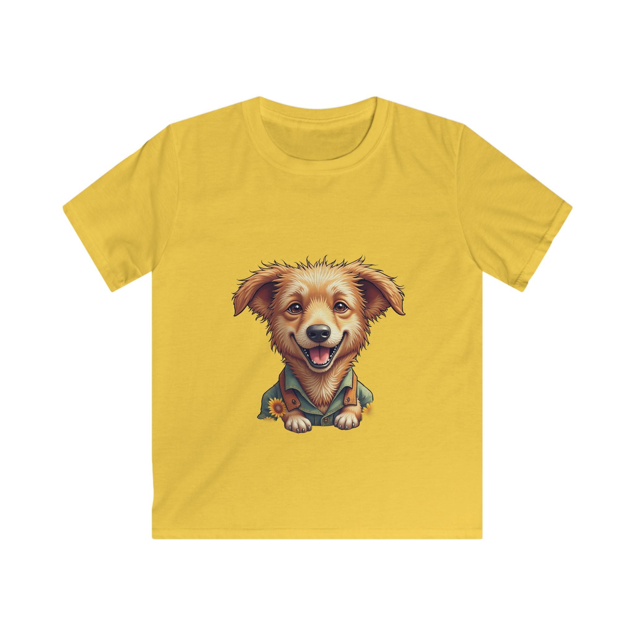Happy Puppy Graphic T-Shirt for Children