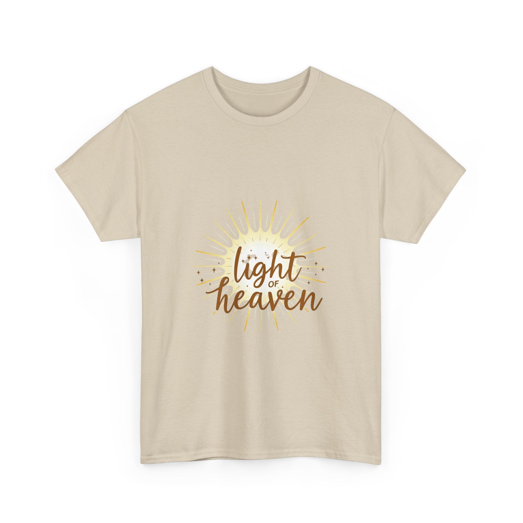 'Light of Heaven' Inspirational Sunburst Christian T-Shirt