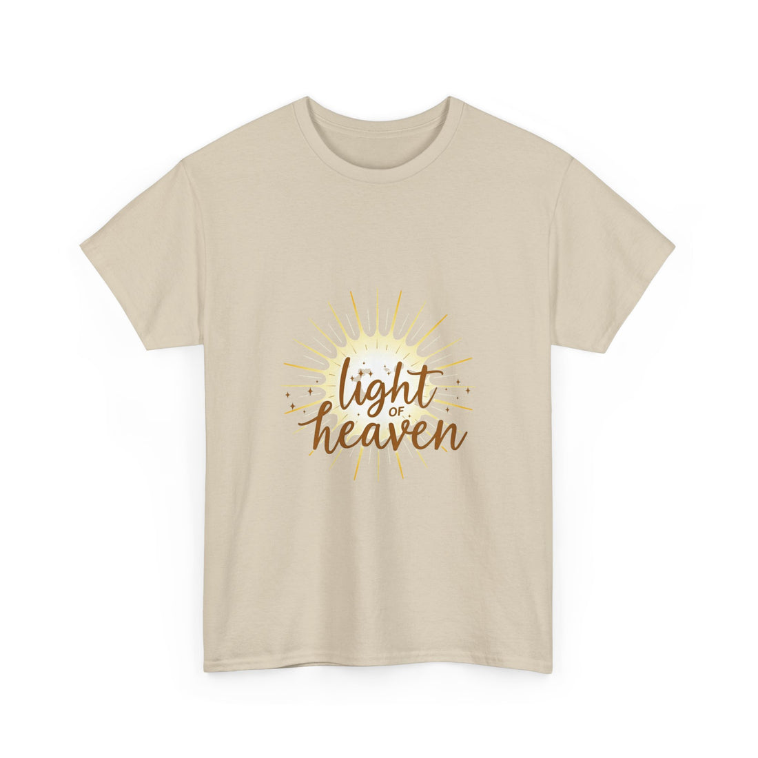 'Light of Heaven' Inspirational Sunburst Christian T-Shirt