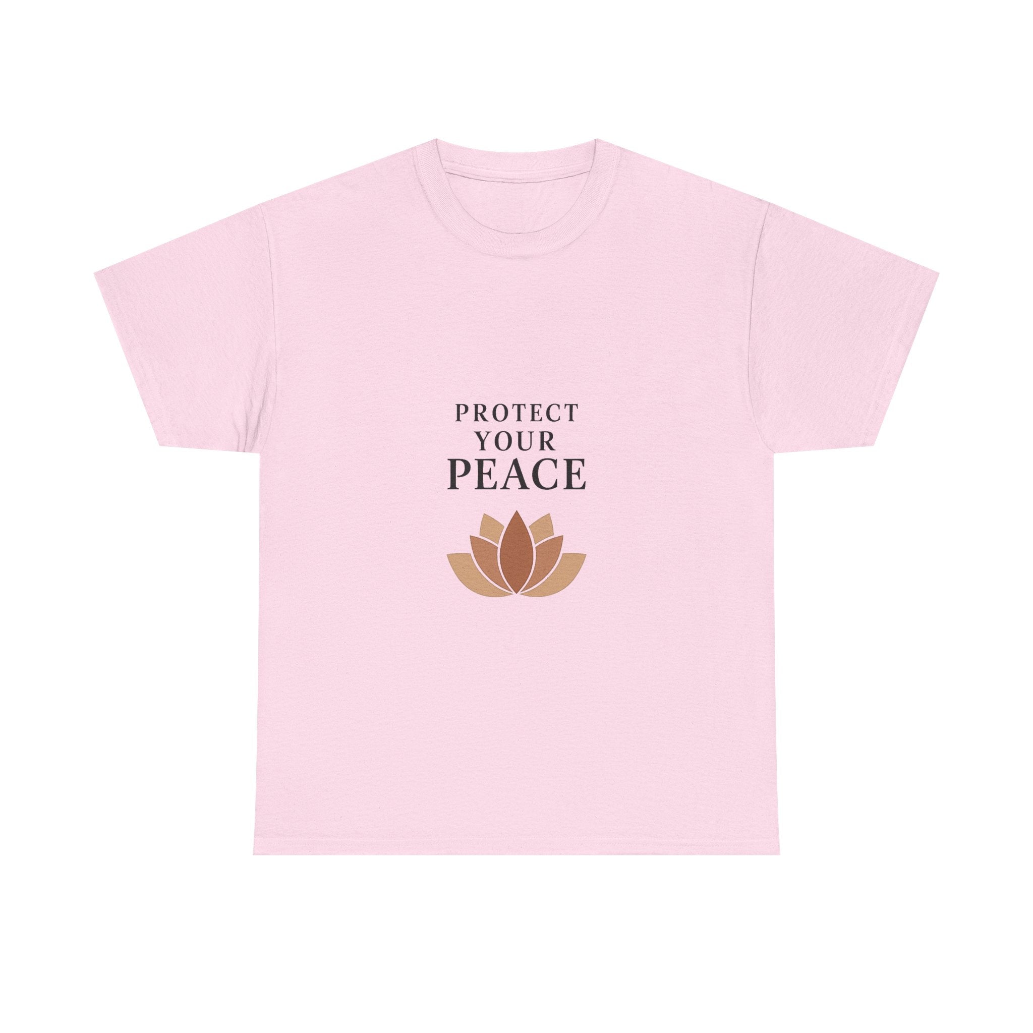 'Protect Your Peace' Lotus Graphic T-Shirt