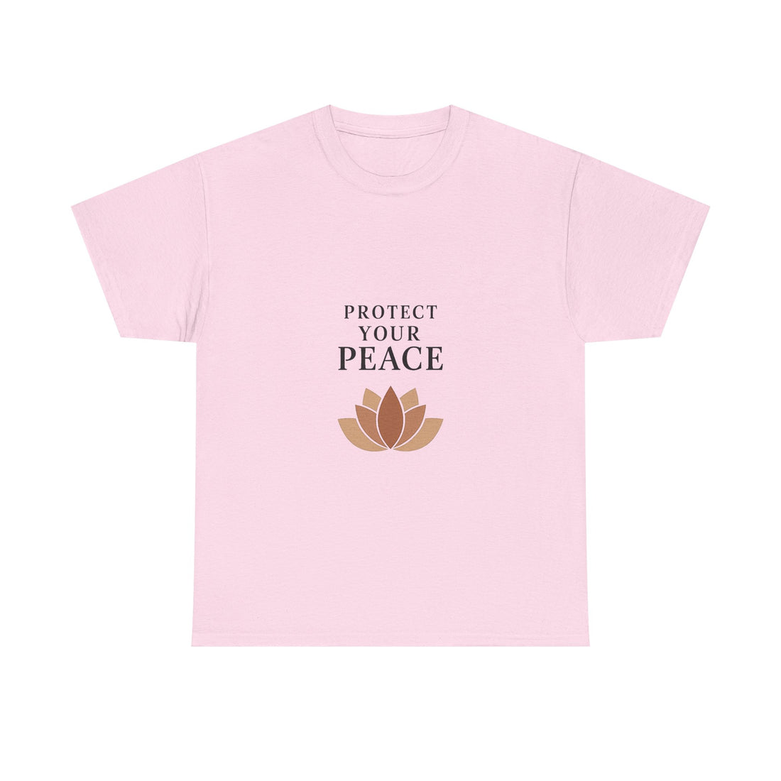 'Protect Your Peace' Lotus Graphic T-Shirt