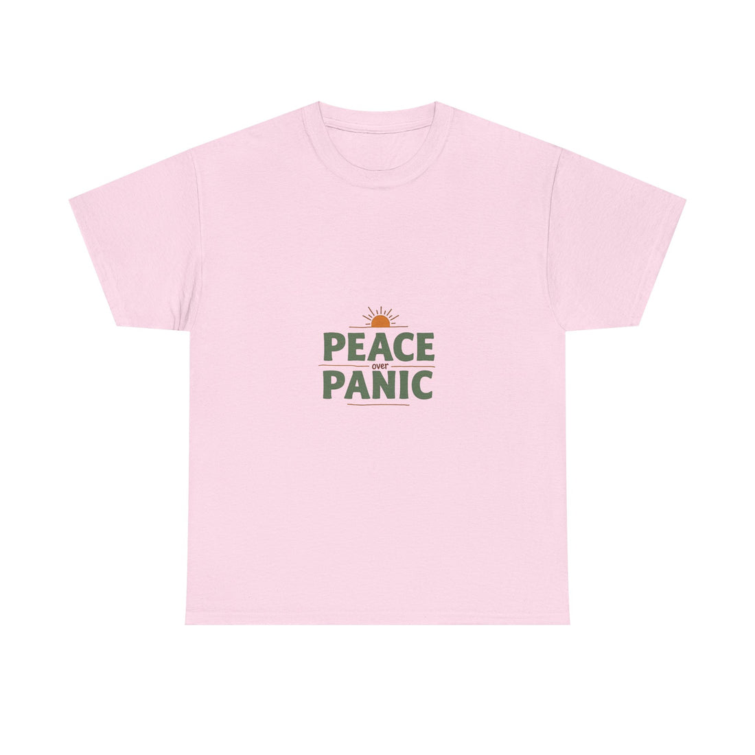 Peace Panic Retro Sunrise Graphic T-Shirt