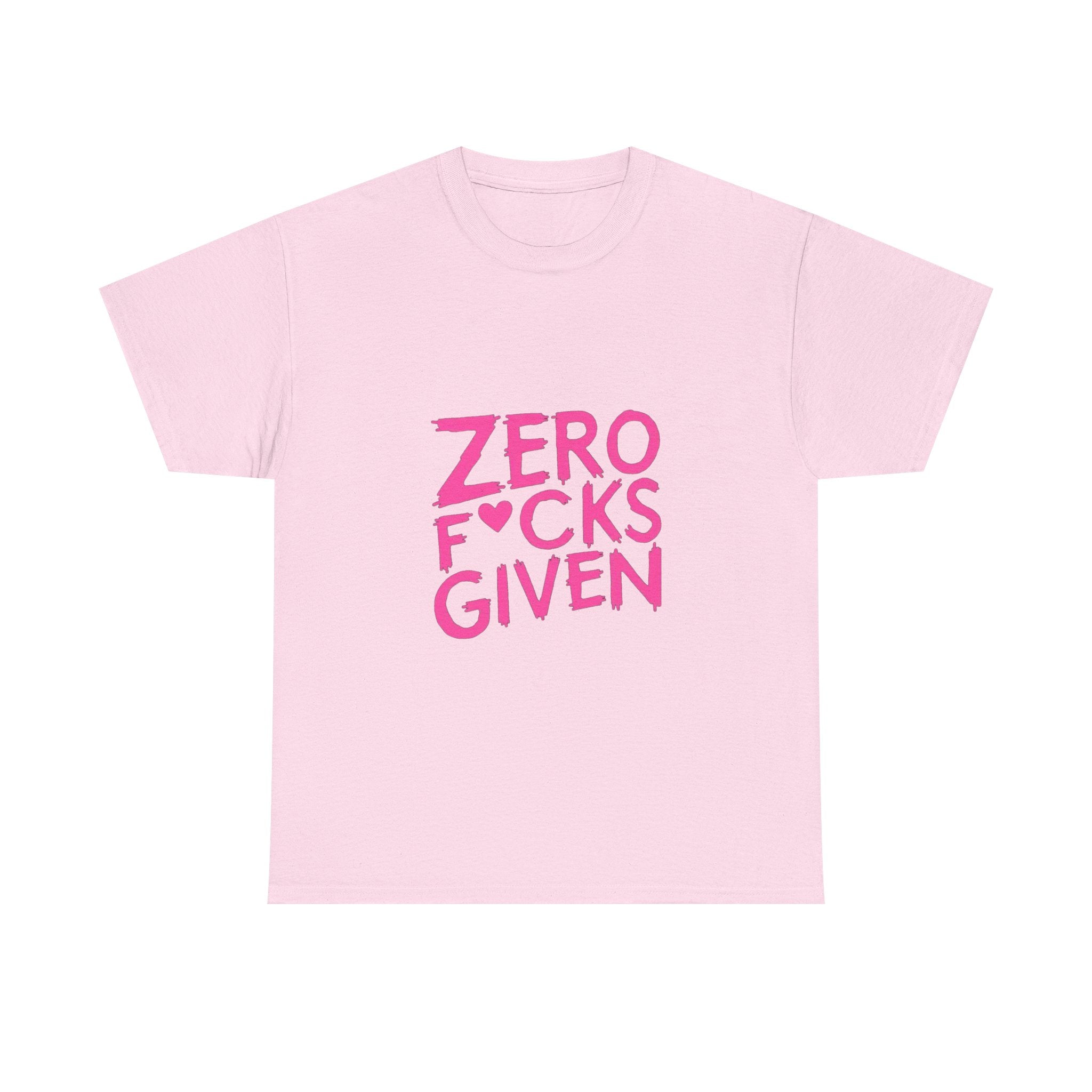 "Zero F*cks Given" Graphic T-Shirt