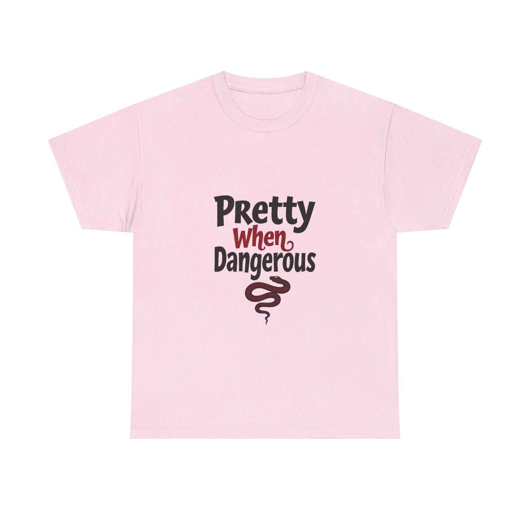 Pretty When Dangerous Bold Snake Graphic T-Shirt