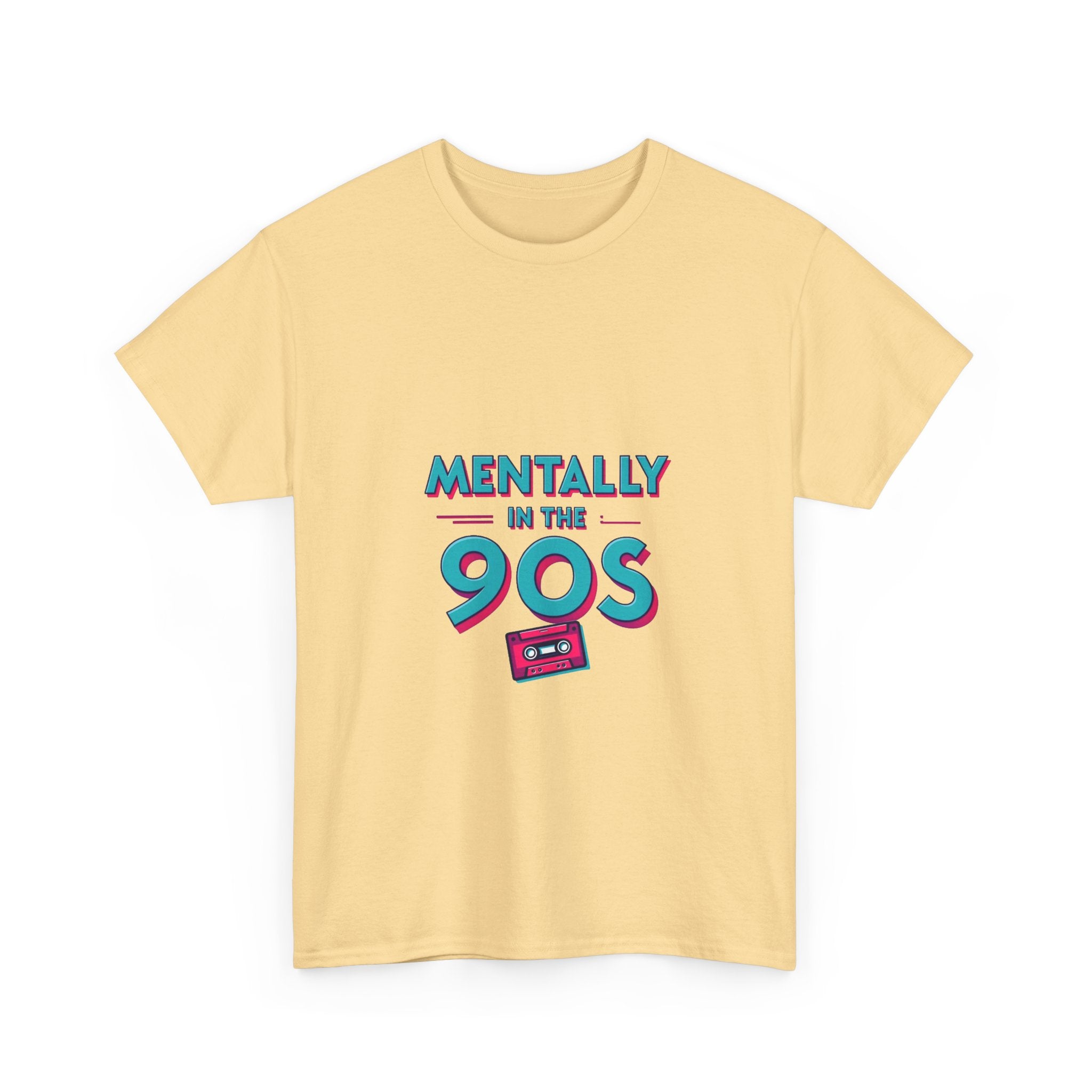 'Mentally in the 90s' Retro Cassette T-Shirt