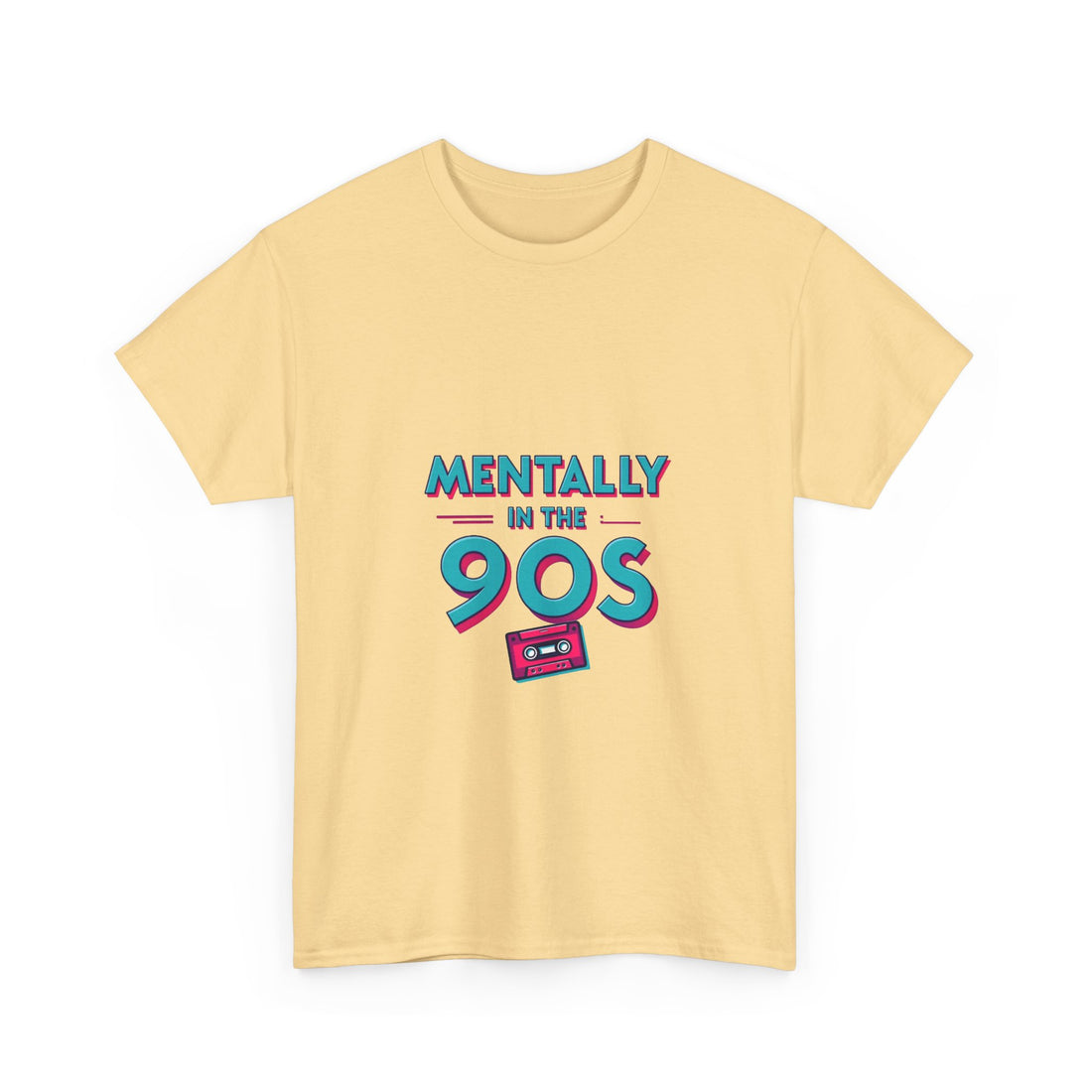 'Mentally in the 90s' Retro Cassette T-Shirt
