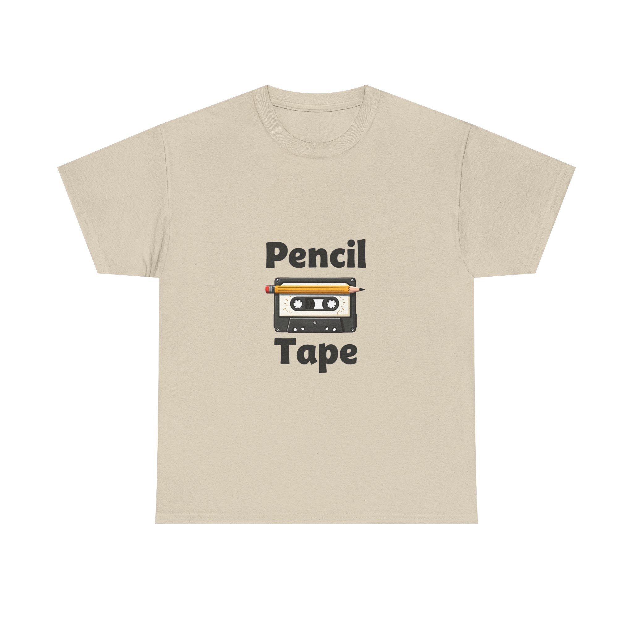 'Pencil Tape' Vintage Cassette Graphic T-Shirt
