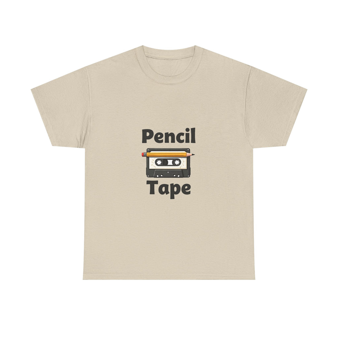 'Pencil Tape' Vintage Cassette Graphic T-Shirt