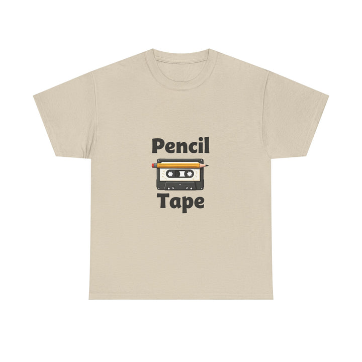 'Pencil Tape' Vintage Cassette Graphic T-Shirt