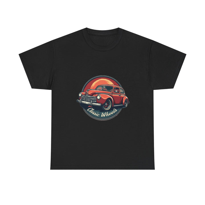 'Classic Wheels'  Vintage Red Car Graphic T-Shirt