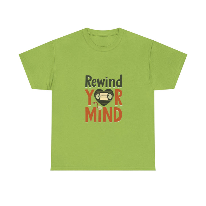 'Rewind Your Mind' Retro Cassette Tape T-Shirt