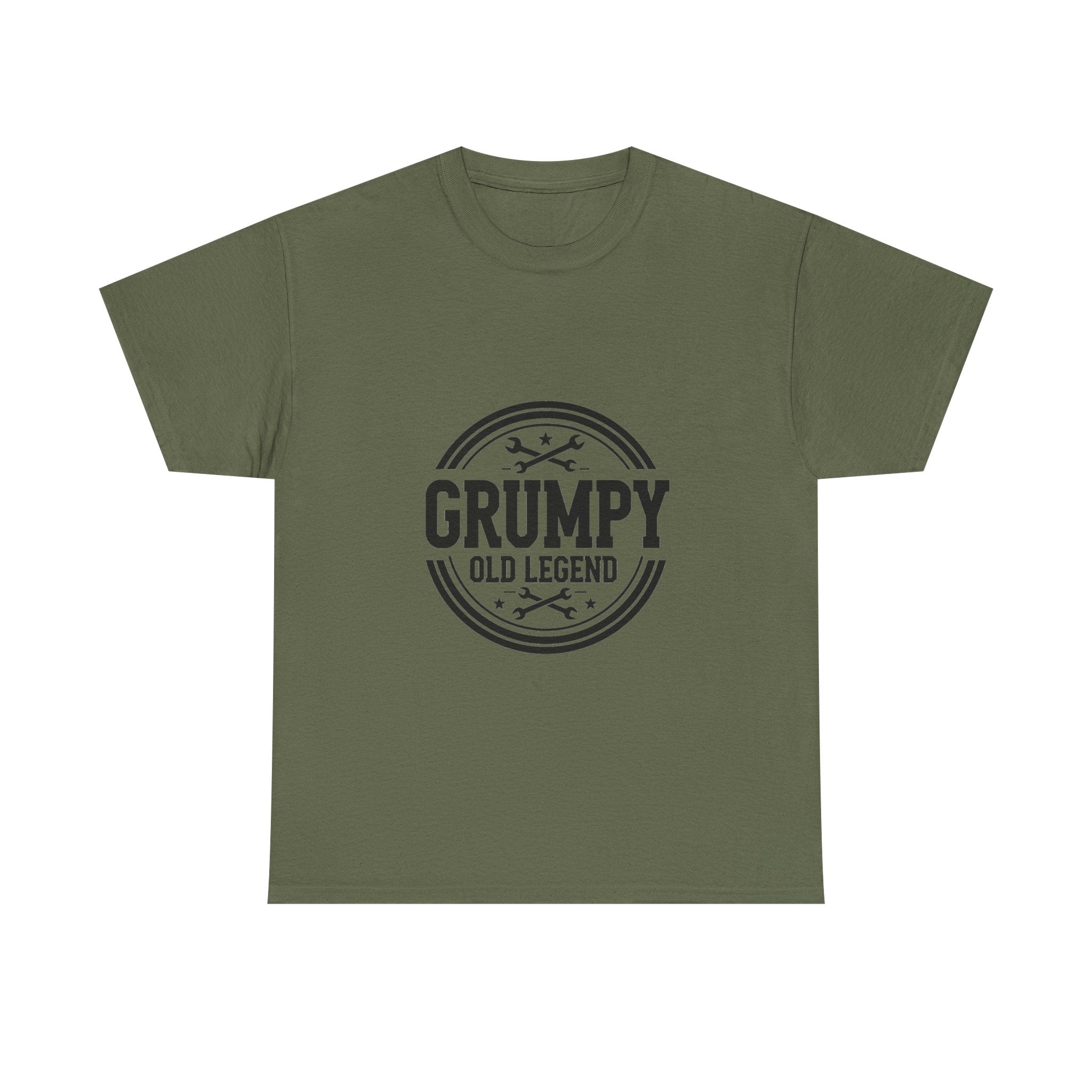'Grumpy Old Legend' Funny Vintage Badge T-Shirt