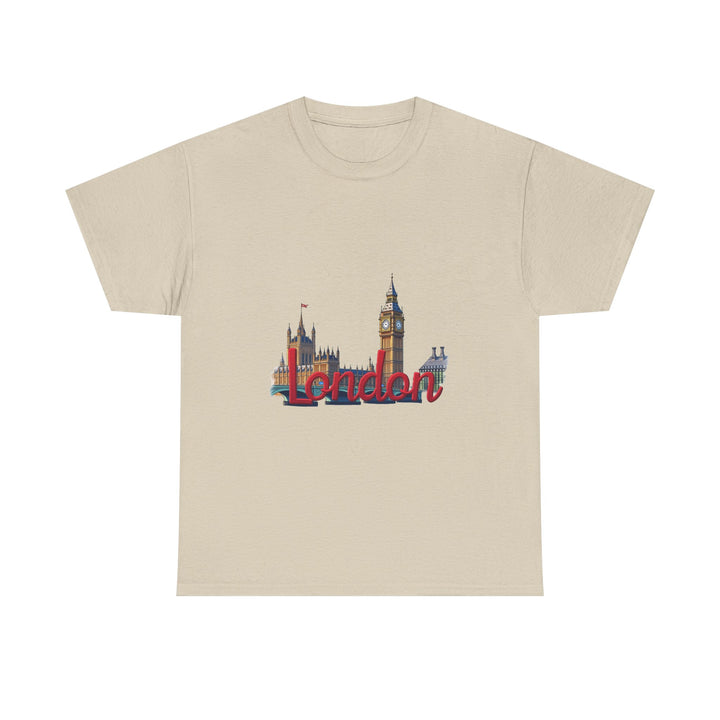 London Skyline Vintage Cityscape Graphic T‑Shirt