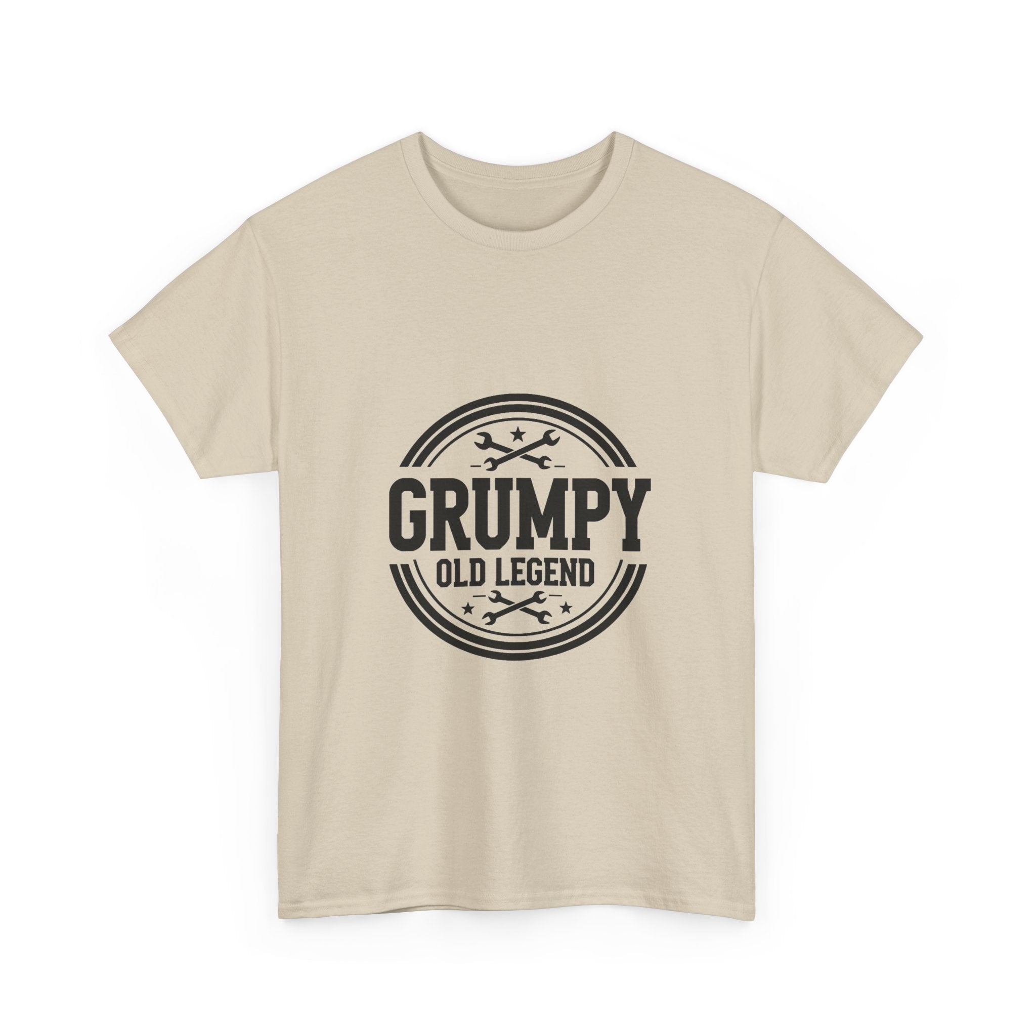 'Grumpy Old Legend' Funny Vintage Badge T-Shirt