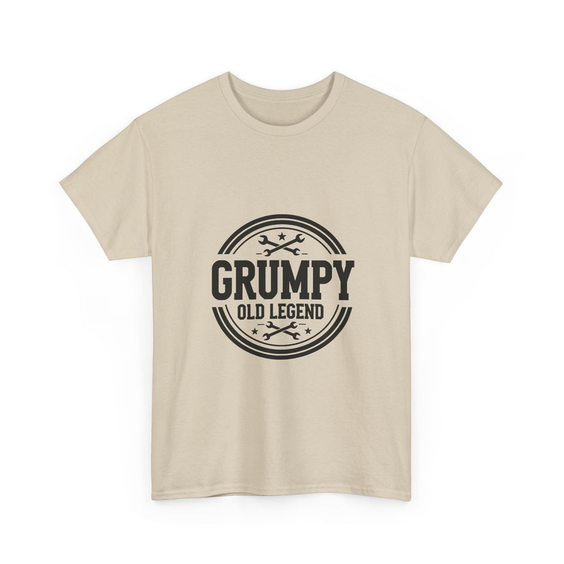 'Grumpy Old Legend' Funny Vintage Badge T-Shirt