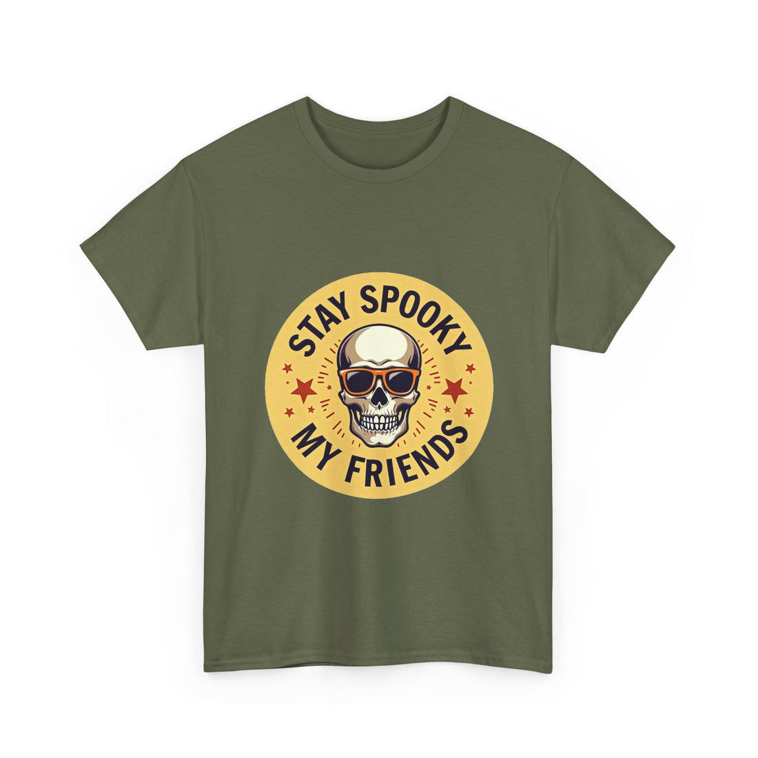 'Stay Spooky My Friends' Skull T-Shirt