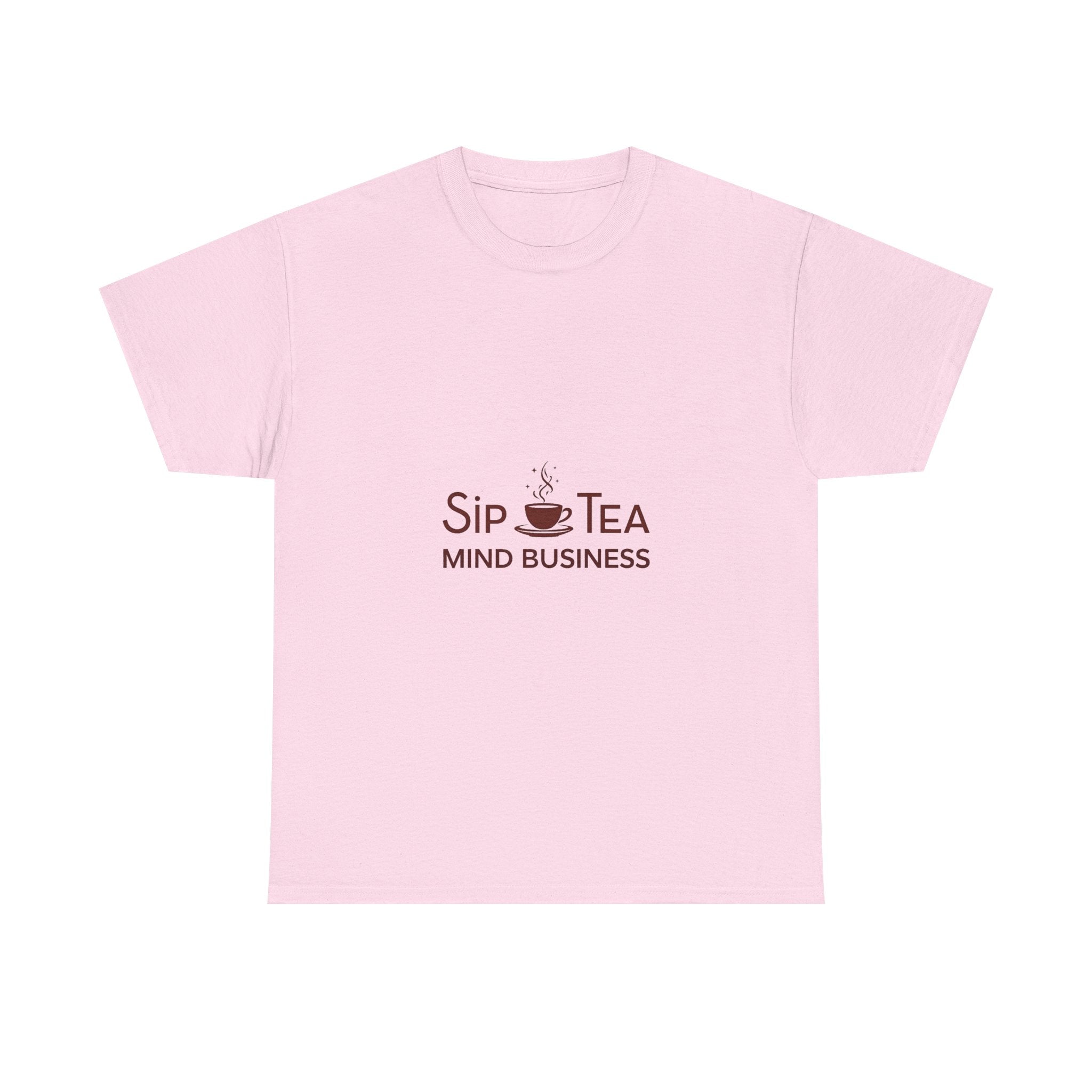 "Sip Tea, Mind Business" Minimal Graphic T-Shirt