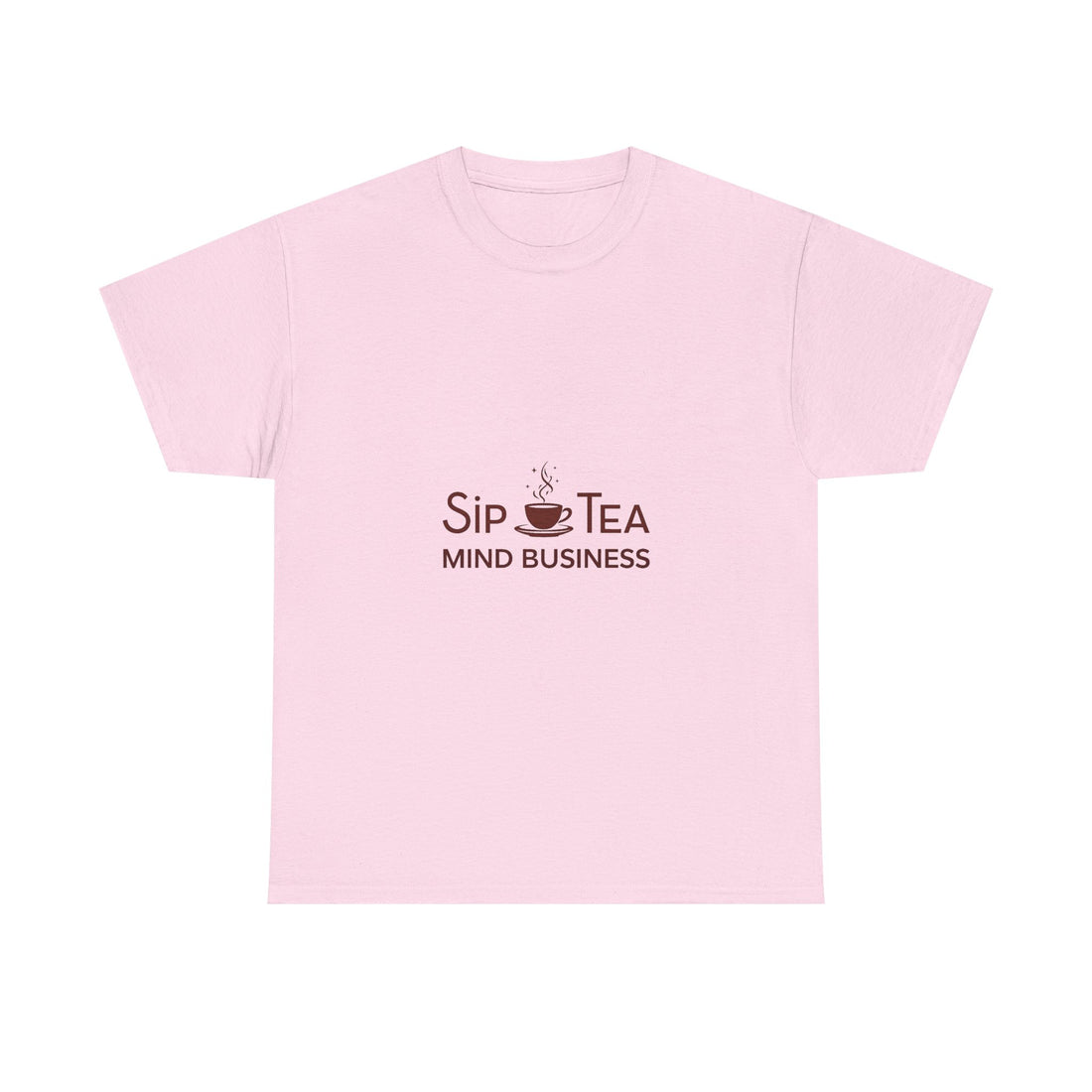 "Sip Tea, Mind Business" Minimal Graphic T-Shirt
