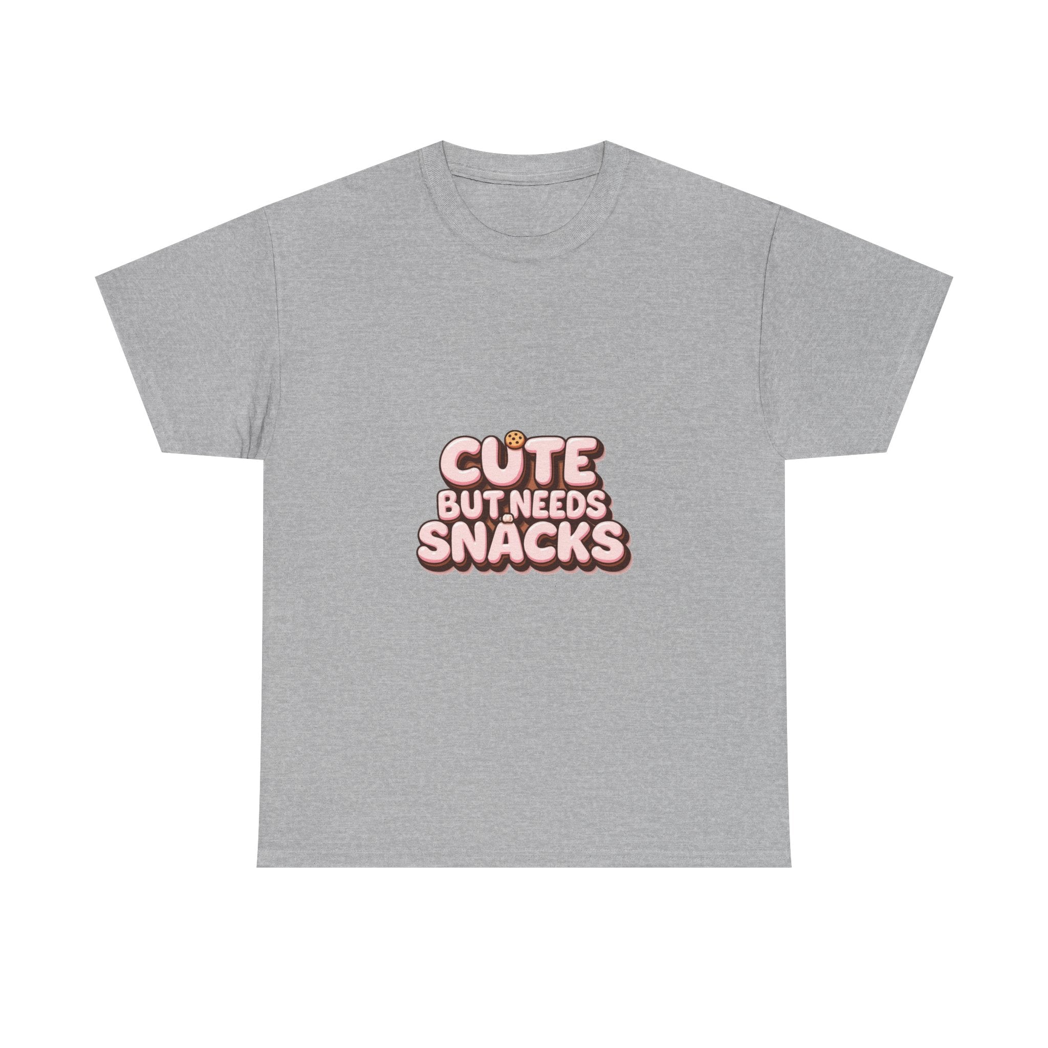 "Cute But Needs Snacks" Graphic T-Shirt