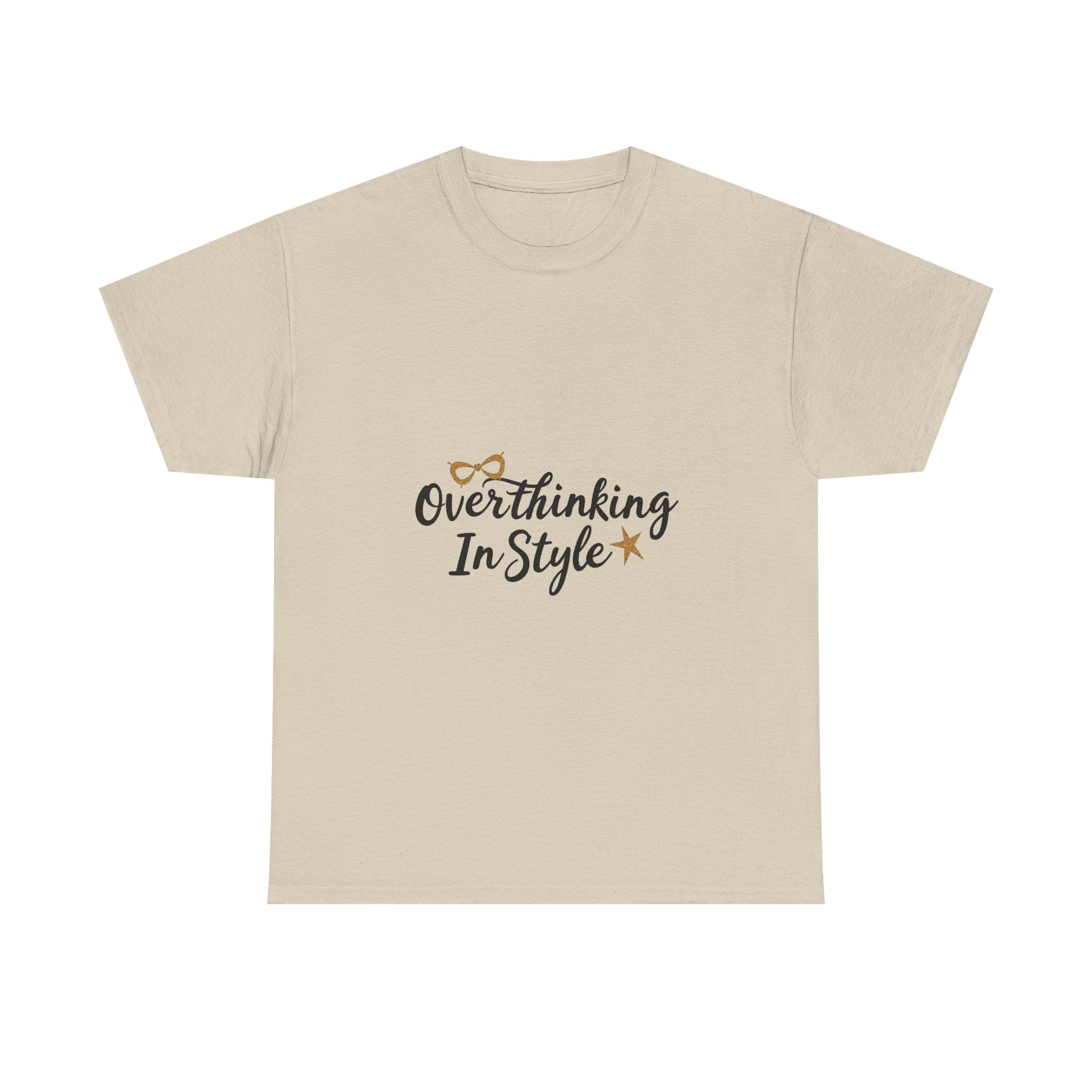 'Overthinking In Style' Funny Graphic Women’s Casual T-Shirt