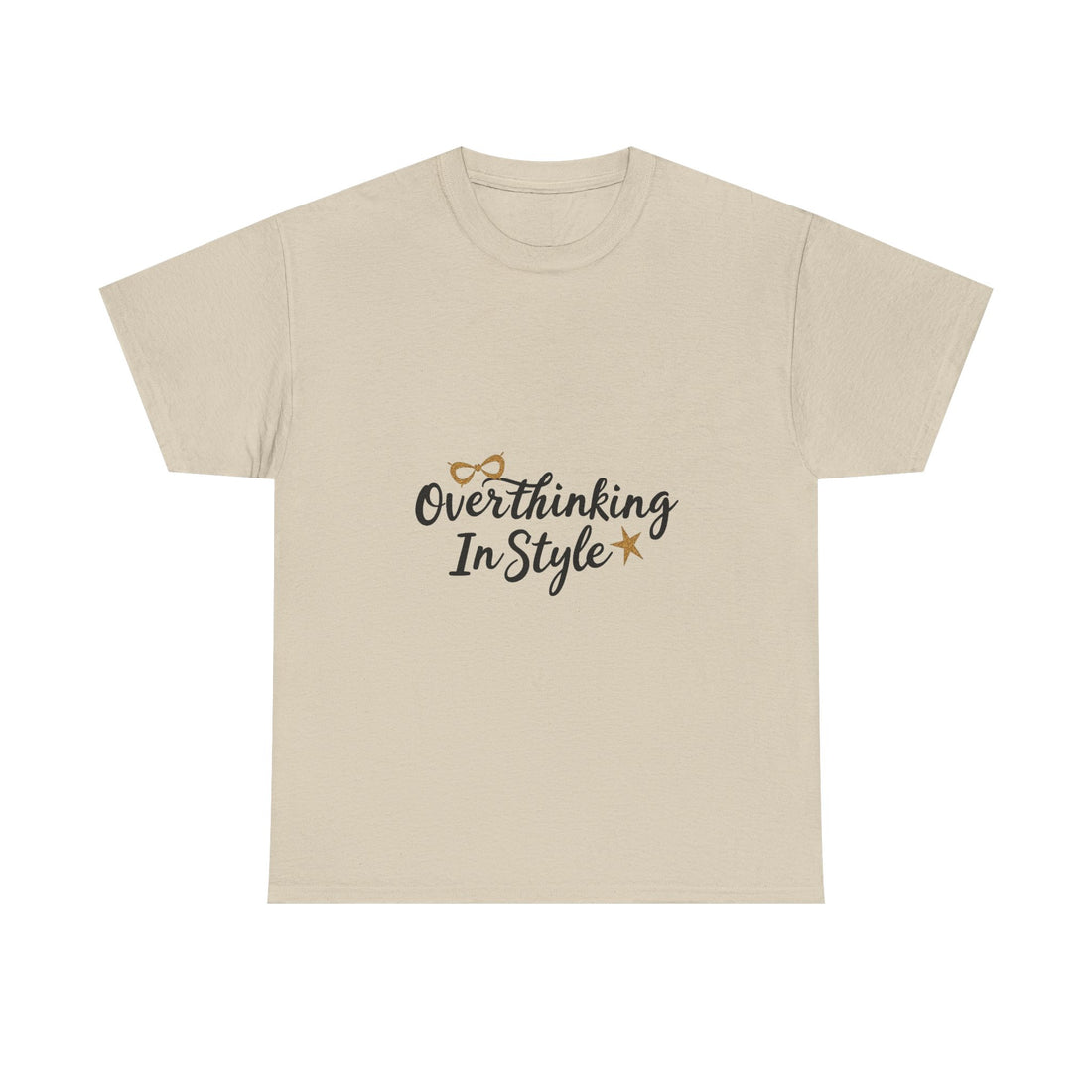 'Overthinking In Style' Funny Graphic Women’s Casual T-Shirt