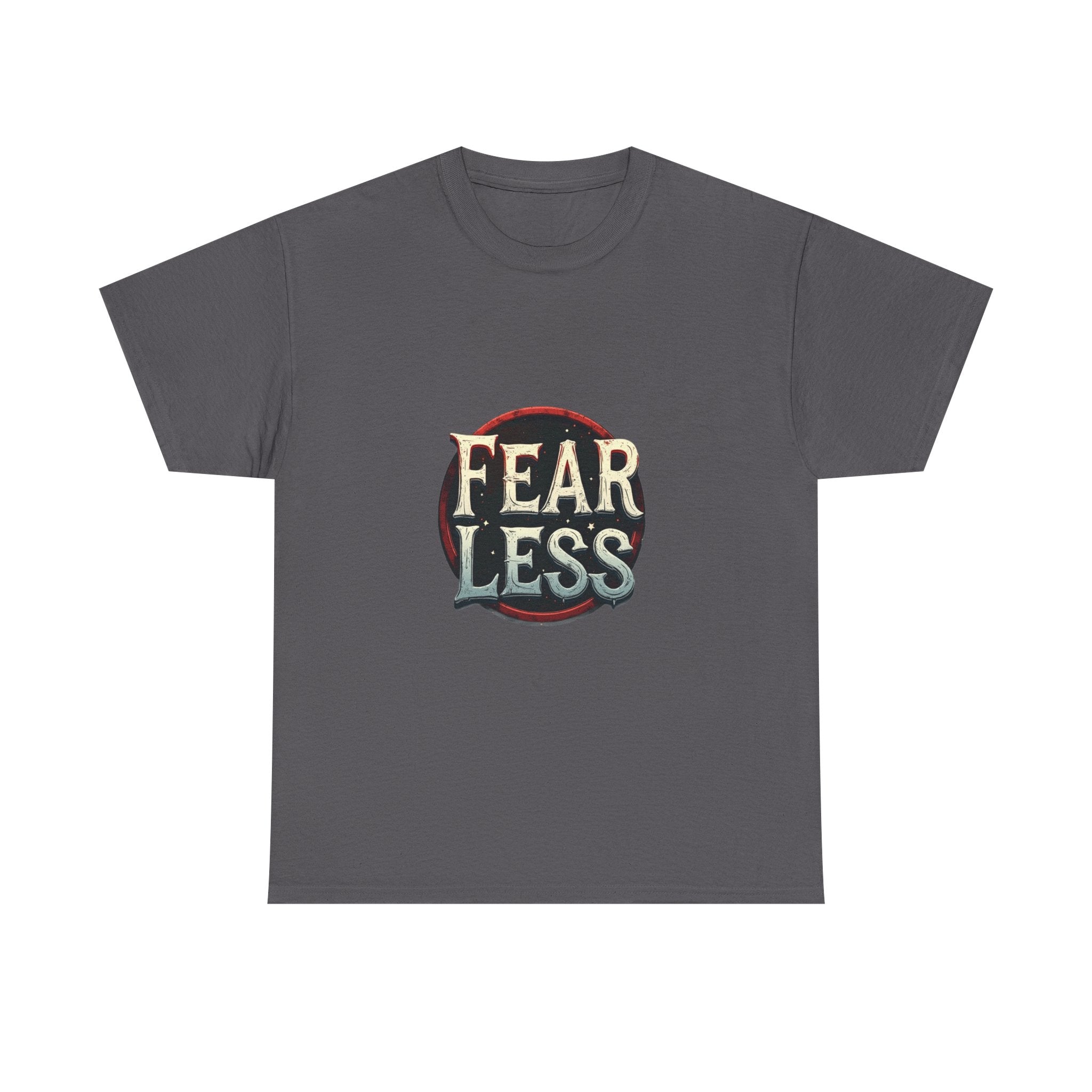 'Fearless Vintage' Graphic Retro Courage Inspirational T-Shirt